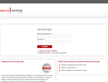 Tablet Screenshot of mysecuresentinel.vedaadvantage.com